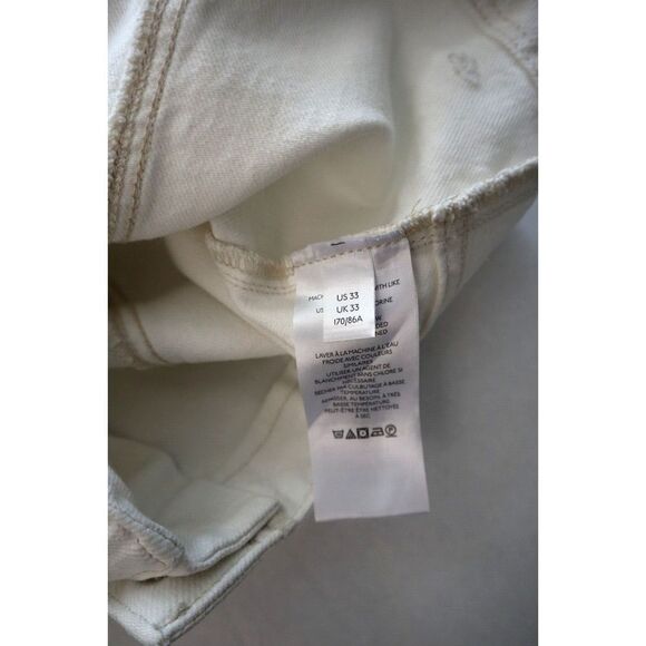 We The Free x FP OB1347765 Women's Sz 33 Ivory Just Float On Flare Jeans - Picture 6 of 9